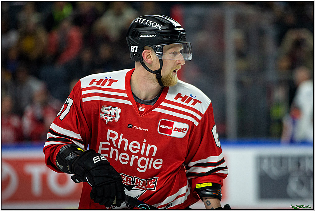 PENNY DEL; Koelner Haie- Loewen Frankfurt; Koeln, 01.12.2022
